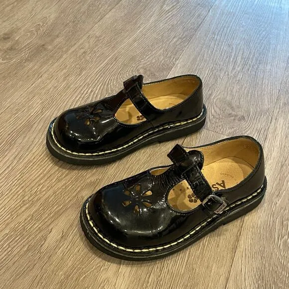 Aster Kids Shoes Size 10 Toddler Mary Jane Dingo Leather Buckle Wedding Easter