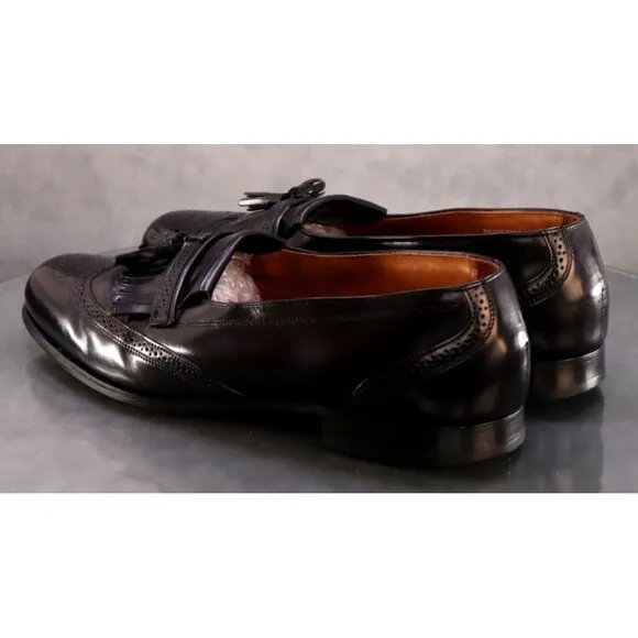 Bostonian Classics Men's Kiltie Tassel Loafers Dress Shoes Size 11.5 Leather