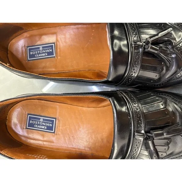 Bostonian Classics Men's Kiltie Tassel Loafers Dress Shoes Size 11.5 Leather