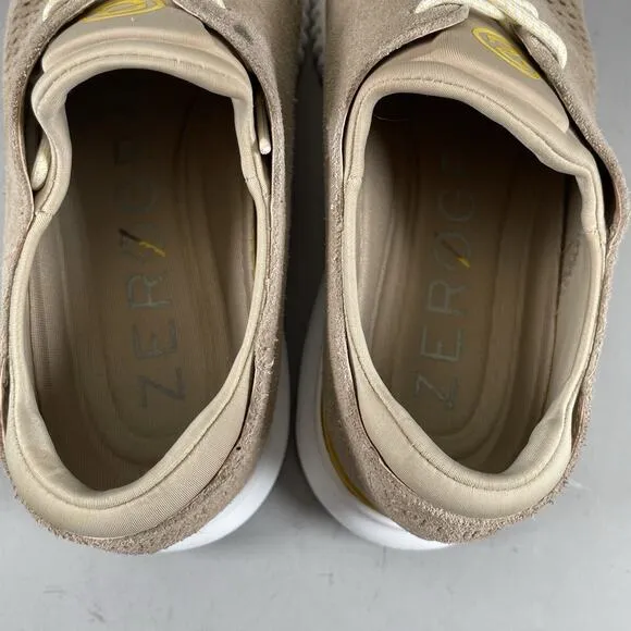Cole Haan 2.Zerogrand Laser Men's Size 8.5 Oxford Dress Shoes Lined Stucco Suede