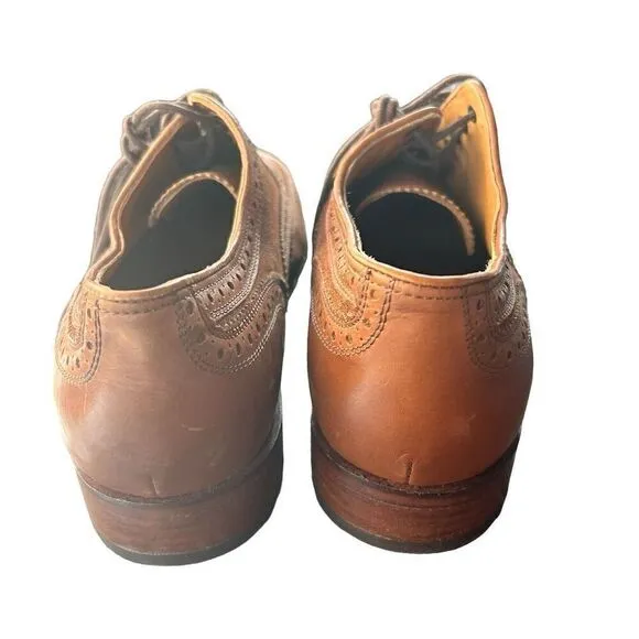 Florsheim Marlton Men's Wingtip Dress Shoes Brown Leather &amp; Suede Size 9.5D