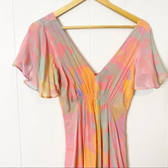 Veda Dress NWOT Corazon Crepe Dress Maxi Dress in Palma New Size Small New S